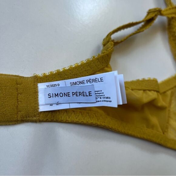Simone Perele Embleme Scoop Demi - Golden Yellow 32D - Picture 8 of 13